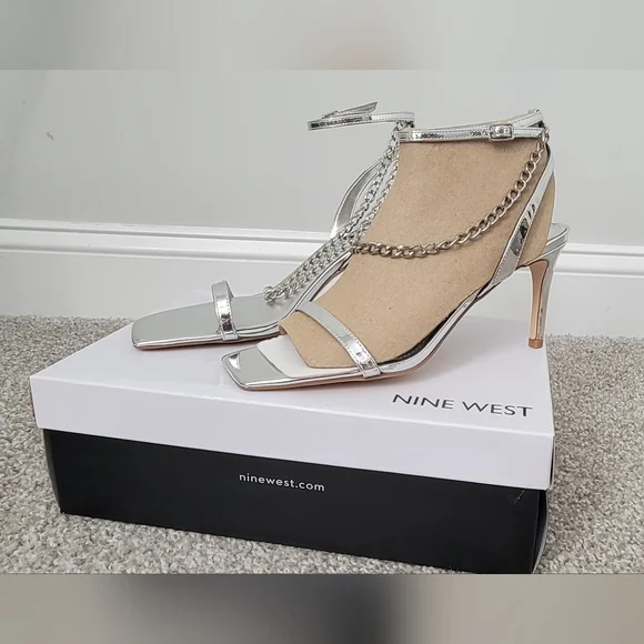 Nine West Women's Tallo Ankle Strap Dress Heels - Picture 3 of 7